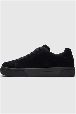 Selected David Chunky Suede Black/B